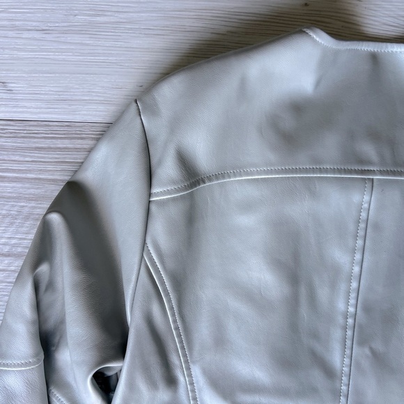 BAGATELLE rivet moto jacket faux leather size M EUC - Picture 11 of 16